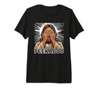 Peekaboo Jesus Meme Funny Christian Faith Funny Jesus Humor Camiseta Premium