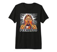 Peekaboo Jesus Meme Funny Christian Faith Funny Jesus Humor Camiseta Premium