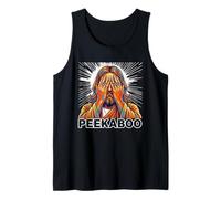 Peekaboo Jesus Meme Funny Christian Faith Funny Jesus Humor Camiseta sin Mangas