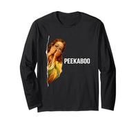 Peekaboo Jesus Meme Funny Christian Faith Funny Jesus Humor Manga Larga