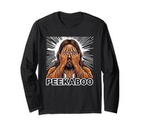Peekaboo Jesus Meme Funny Christian Faith Funny Jesus Humor Manga Larga