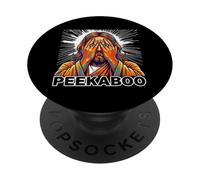 Peekaboo Jesus Meme Funny Christian Faith Funny Jesus Humor PopSockets PopGrip Adhesivo
