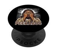Peekaboo Jesus Meme Funny Christian Faith Funny Jesus Humor PopSockets PopGrip Adhesivo