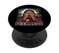 Peekaboo Jesus Meme Funny Christian Faith Funny Jesus Humor PopSockets PopGrip Adhesivo