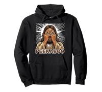 Peekaboo Jesus Meme Funny Christian Faith Funny Jesus Humor Sudadera con Capucha