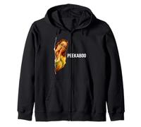 Peekaboo Jesus Meme Funny Christian Faith Funny Jesus Humor Sudadera con Capucha