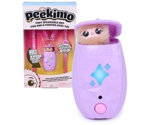 Peekimo Spin Master Lulu Morada Mascota Interactiva | Juguetes Niña 5 Años O Más | Juguetes 5 Años con Más De 100 Reacciones Y Sonidos| Regalos Niña 5 Años O Más