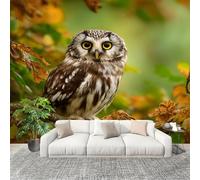 Peel and Stick DIY Fotomurales 250X175 cm BúHo Animal Decoración Papel Tapiz del hogar Murales Creativo Verde Salón Dormitorio Oficina Habitación Fondo Pegatinas Pared