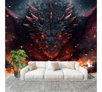 Peel and Stick DIY Fotomurales 250X175 cm Tema Del DragóN MáGico Decoración Papel Tapiz del hogar Murales Creativo Blu Salón Dormitorio Oficina Habitación Fondo Pegatinas Pared