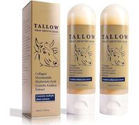 Peel-Off-Gesichtsmaske mit Rindertalg, Tiefenwirksame Feuchtigkeitsmaske, Talg- und Kollagenbalsam für das Gesicht, Feuchtigkeitsspendend und Ölregulierend, für alle Hauttypen