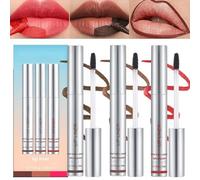 Peel Off Lip Liner Stain Mate, Perfilador de Labios Removible Delineador de Labios Voluminoso, Delineador de Labios Resistente Al Agua Delineador Labios (B#, 3pcs)