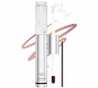 Peel Off Lip Liner Stain Set,2in 1 Matte Lip Tint Stain Peel Off Long Lasting,Non-stick Cup Lipstick,Highly Pigmented Tatto Lipstain,with Transparent Lips Oil,Waterproof,Smudge-Proof (03)