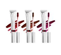 Peel Off Lip Liner, Waterproof Lip Gloss, Highly Pigmented Color, Long-Lasting Wearing Formul Set Of 3 Lipsticks, 10ml, Indoor/Outdoor For Women