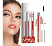 Peel Off Lip Liquid Lipstick, 3x Matte Waterproof Moisturizing Lip Stain, 15x5x3 inches Waterproof Long-Lasting Tear Color, Non-Sticky Cup, Smudge Proof Lipliner for Women, Girls