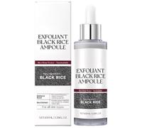 Peel Shot Glow Ampolla de arroz Duo, Peel Shot Black Rice Ampoule Sérum apertura de poros, exfoliante suave, eliminador de puntos negros (negro (Negro)