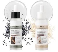 Peel Shot Glow Rice Ampoule Duo: White Rice Serum + Black Rice Serum