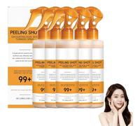 Peel Shot Keratin Care Cúrcuma Ácido Cójico Spray Hidratante para Piel Seca del Cuerpo, Exfoliante de la Piel para la Cara, Removedor de Piel Muerta para Cuerpo y Cara. (5 unidades)