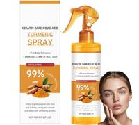 Peel Shot Keratin Pflege Kojicsäure Kurkuma, Peeling Corporal de Kojic Acid y Cúrcuma, Removedor de Células Muertas para el Rostro, Spray Corporal Exfoliante con Retinol, para Todos los Tipos de Piel.