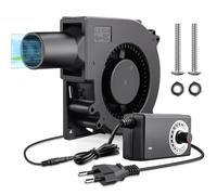 Peelanmall Ventilador radial, 12 V, CA 220 V, EC 240 V, turbinas turbo, con controlador para electrodomésticos, turbina (120 x 32 mm