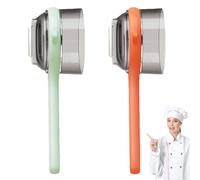 Peeler with Storage Box, Box Storage Kitchen Peeler, Fruitpeeler with Container, Dual-Edge Stainless Steel Blade, Non-Slip Handle, Fast Peeling (Green+Orange)