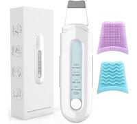 Peeling Ultrasónico Facial Skin Scrubber Limpiador Facial Exfoliación de Cara 4 Modos para Limpiar los Poros y Cuidar la Piel USB Recargable, Dispositivo de Belleza Ipx6
