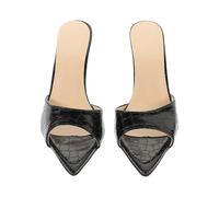 Peep Toe Heels for Women Pointy Style Summer Fashion Footwear Elevate Height 1 Pair