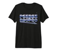 Peepee Poopoo Divertido Retro Vaporwave Gaming Texto Viral Humor Camiseta Premium