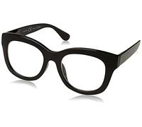 Peepers by PeeperSpecs Gafas de lectura de gran tamaño con bloqueo de luz azul para mujer, Negro -, 51