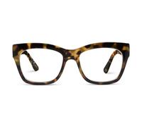 Peepers by PeeperSpecs Oprah's Favorite Women's Shine On Square Blue Light Blocking Reading Glasses - Tortoise +1.50