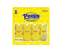 Peeps (1) caramelo de Pascua de conejo de malvavisco amarillo - Sin gluten - 3 oz / 85 g