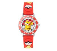 Peers Hardy Pokemon Kids Time Teacher - Pulsera de silicona 3D para aprender a decir hora POK9074, rojo, Pokemon, rojo, Pokemon, rojo, Pokemon, Rojo, Pokemon