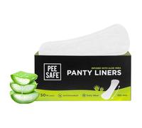 PEESAFE aloe vera panty liner sobre extra confort (juego de 2, 50 trazadores de líneas)
