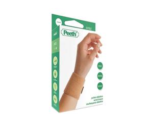 Peeth Muñequera Elástica Beige Talla M