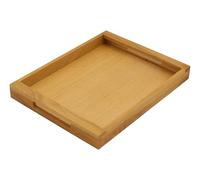 PEEWIT Bandeja de madera para servir platos bandeja de cama de camarero 45x35 roble