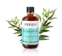 PEFIDY Aceite Esencial de Eucalipto 118ml - Natural Aceites esenciales - Para Aromaterapia, Masajes, SPA, Cuidado Personal, Cabello y Uñas, Baño, DIY
