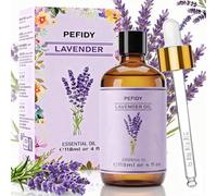 PEFIDY Aceite Esencial de Lavanda 118ML,Natural Aceite de Lavanda para Difusor, Aromaterapia, Relajación y Sueño - Ideal para Humidificador, Masajes, Velas, Jabones y DIY