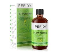 PEFIDY Aceite Esencial Menta 118ML, aceite esencial natural, apto para aromaterapia, masajes, SPA, cuidado de la piel, cabello y uñas, baño, bricolaje