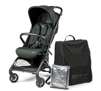 PEG Cochecito Ligero Volo con Burbuja de Lluvia, Apto Avión, Compacto, Equipaje de Mano, Desde Recién Nacido hasta 22 kg, Bolsa de Viaje Incluida, Metal