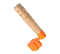 Peg Crank - Rotador de llave de afinación de instrumentos, herramienta de reemplazo eficiente de cuerdas, agarre contorneado, mecanismo de engranaje de bobinado acelerado, equipo musical, color negro