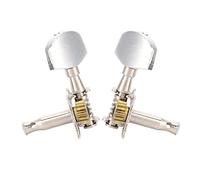 PEG de sintonización de ukelele, Classical Machine Head Silver Tuning Pegs Accesorios de reproducción musical para Piezas de bricolaje de Ukulele
