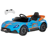 Peg Hot Wheels RC. Coche eléctrico con Mando a Distancia, Luces, Sonidos y Pista integrada. A Partir de 18 Meses, 12V