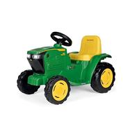 Peg John Deere Mini Tractor - Tractor Eléctrico Montable 6V para Niños Desde 1 Año con Batería Recargable, Luces LED, Claxon, Sonidos y Melodías