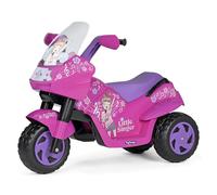 Peg Little Singer Moto Eléctrica Montable para Niños Desde 2 Años, Batería Recargable 6V, Faros LED, Bocina y Música, Velocidad 4 km/h, Dos Ruedas Motrices con Perfil
