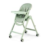 PEG Living Trona desde el Nacimiento, Diseño Contemporáneo, Función Hamaca, Altura Regulable, Bandeja Doble, 4 Ruedas 360°, Cierre Compacto, 0-3 Años (0-15 kg), Sage