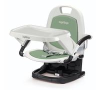 Peg Perego asiento elevado para comer Rialto, Mint. Alzador de Asiento Bebé. Trona de Viaje Portátil