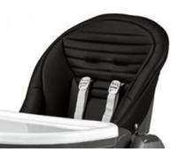 PEG PEREGO funda de recambio Stripes Black para Peg Perego Tata Mia Trona