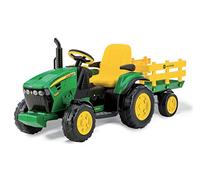 Peg Perego John Deere Ground Force incl. remolque 12 V IGOR0047, verde y amarillo
