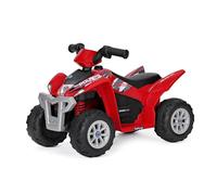 Peg Polaris Mini Quad, Juguete eléctrico para niños de 1 año a 15 kg, batería de 6 V, 90 min de autonomía, Velocidad de 2,7 km/h, Pedal Acelerador, Luces y Sonidos.