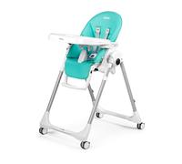 PEG Prima Pappa Follow Me Trona Reclinable para Bebés, Función Hamaca, 4 Ruedas, Plegable y Ultracompacta, para Niños de 0 a 3 Años (0-15 kg), Tahiti