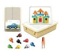 Peg Puzzles Logical Thinking Mushroom - - - Peg 3D Educational Toys Kids |